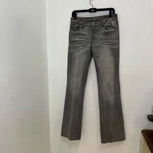 LONDONJEAN Women's Charcoal‎ Boot Cut Jeans